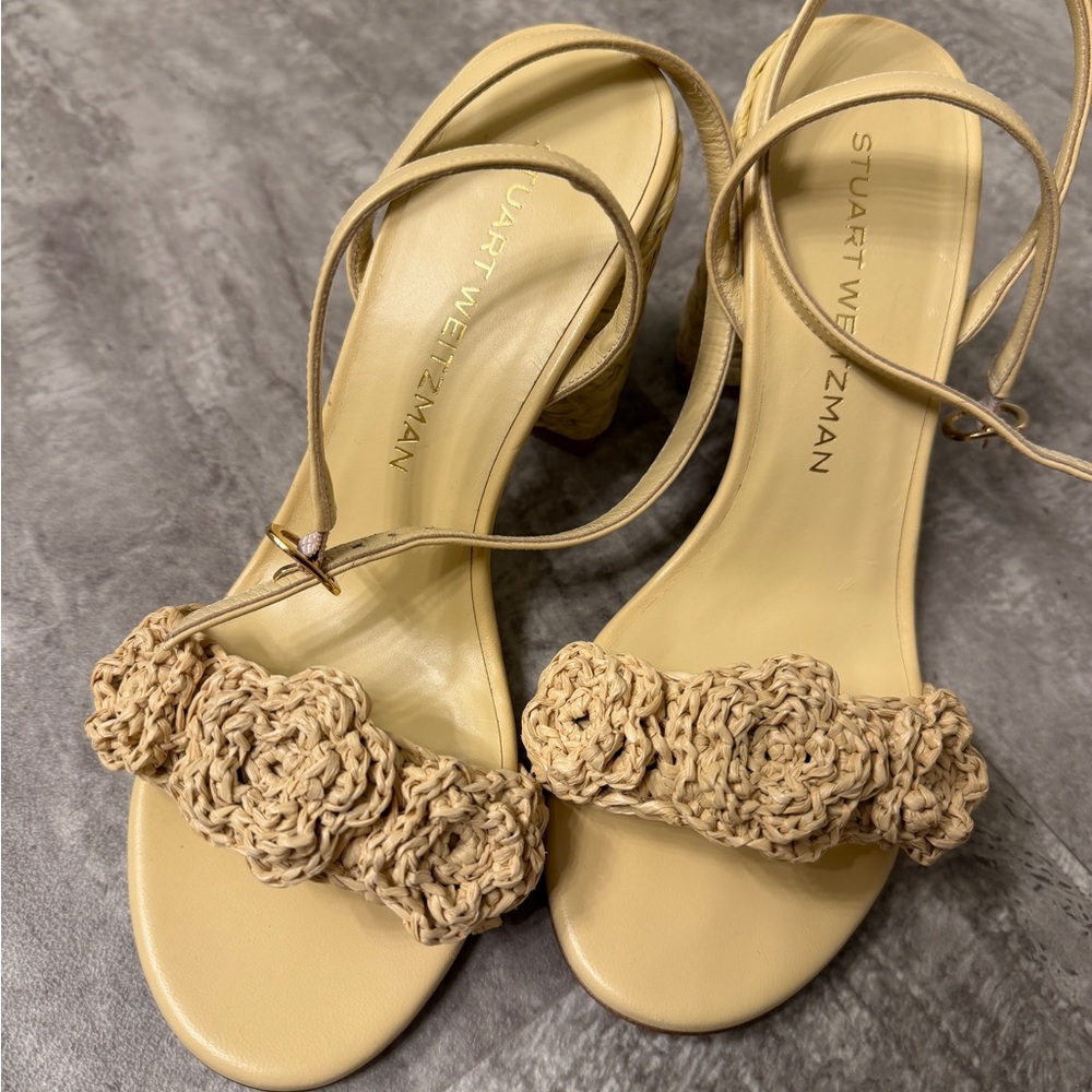 NEW Stuart Weitzman Women's Magnolia Block 85 Sandals 8M - Picture 10 of 15